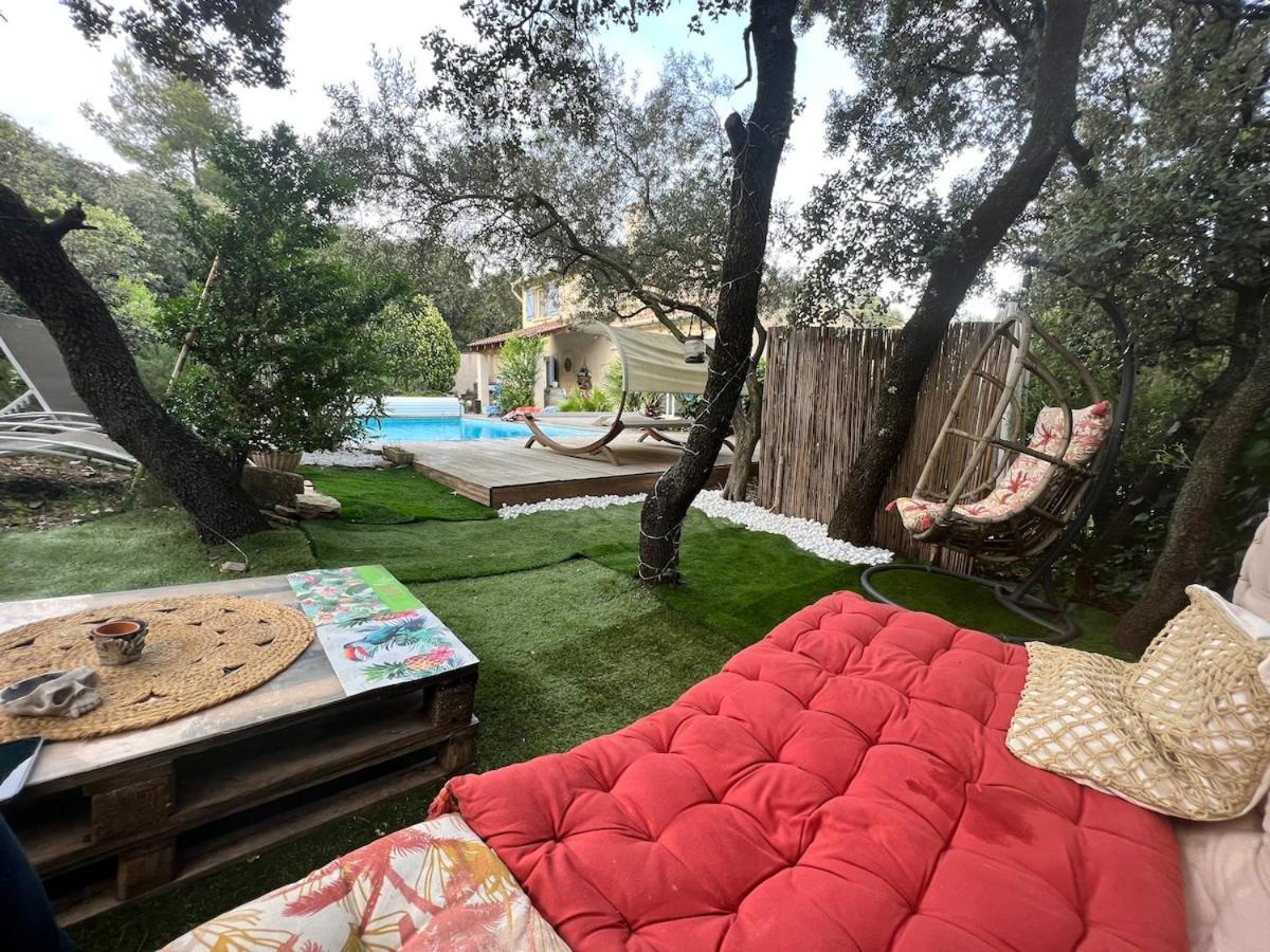 Le Havre De Paix En Garrigue 4 Chambres 3 Sdb Piscine Bezouce エクステリア 写真